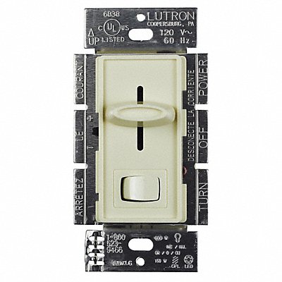 Lighting Dimmer Rocker/Slide Almond MPN:SCL-153P-AL