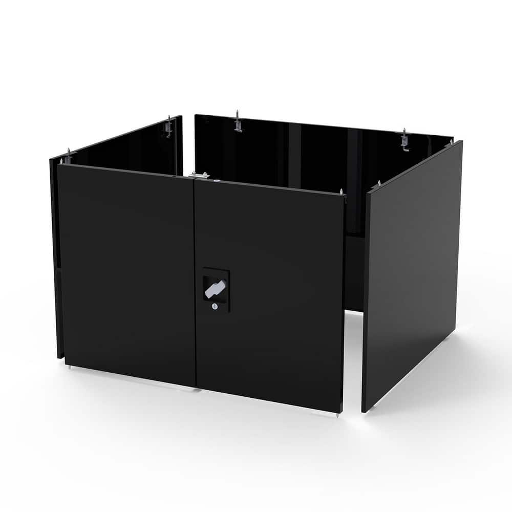 Luxor's Shop Desk with Pigeonhole Bin Unit is built tough, mobile, and offers a host of clever storage and organization features to help workers stay organized and productive.  This optional locking cabinet pack offers additional MPN:DTWS003