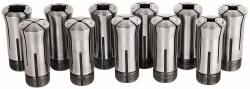 Collet Set: 11 Pc, 1/8 to 3/4