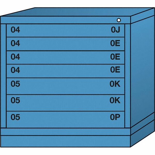 Standard Table Height - Single Drawer Access Steel Storage Cabinet: 30