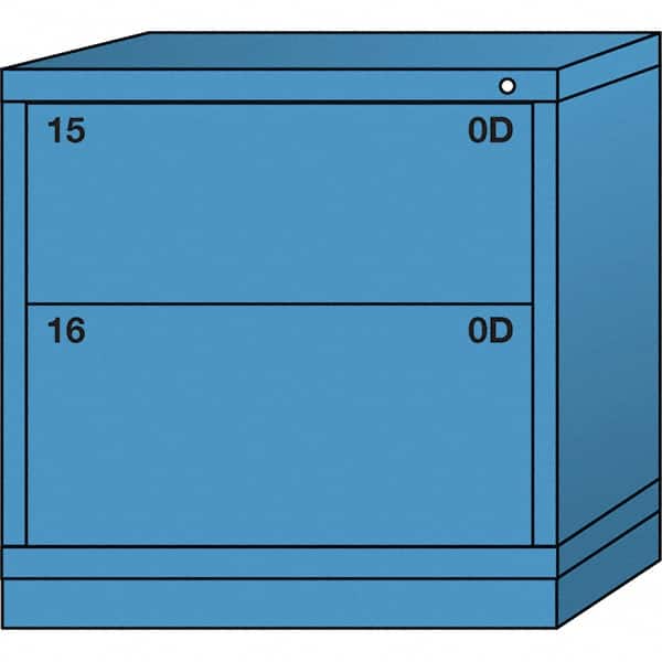 Standard Table Height - Single Drawer Access Steel Storage Cabinet: 30