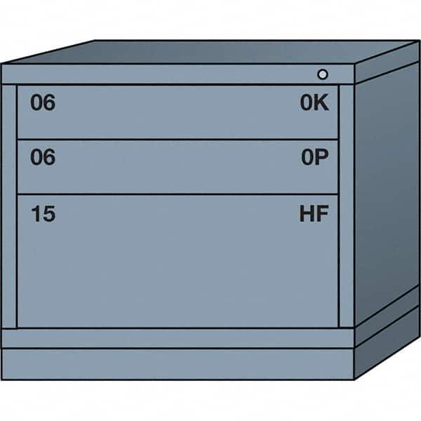 Standard Desk Height - Single Drawer Access Steel Storage Cabinet: 30