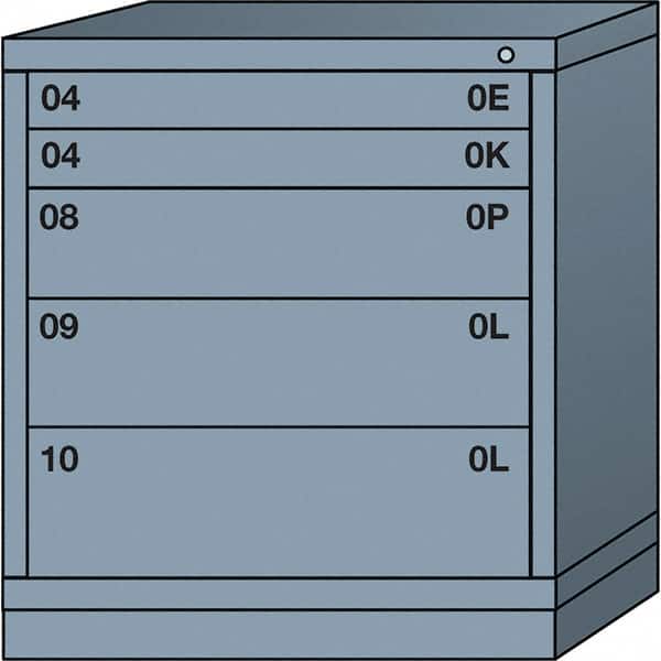 Standard Bench Height - Single Drawer Access Steel Storage Cabinet: 30