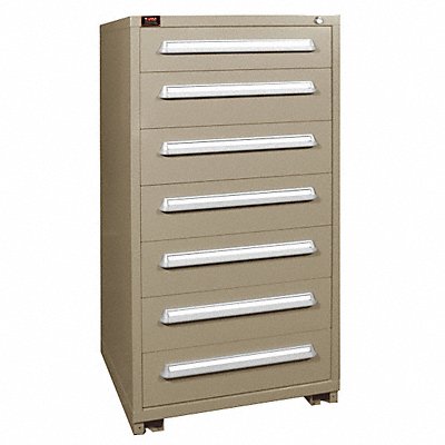 Mod Drawer Cab 59-1/4 H 7 Drawer Putty MPN:PPM6830301015IL
