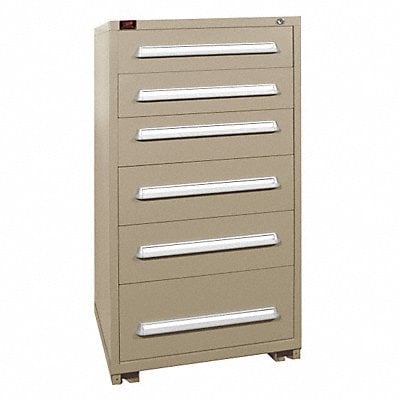 Mod Drawer Cab 59-1/4 H 6 Drawer Putty MPN:PPM6830301016IL