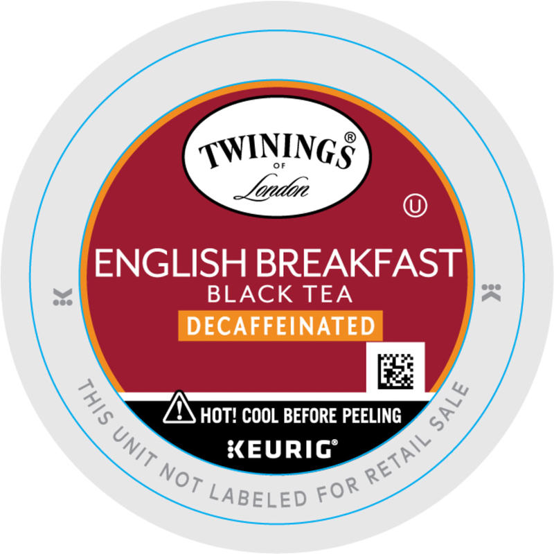 Twinings English Breakfast Decaf Tea, Keurig K-Cup Pods, 24/Box (Min Order Qty 4) MPN:08757