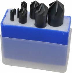 Countersink Set: 8 Pc, 1/8 to 1