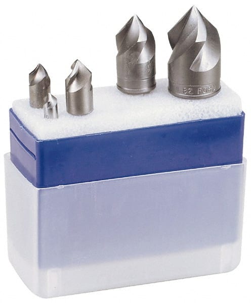 Countersink Set: 5 Pc, 1/4 to 1