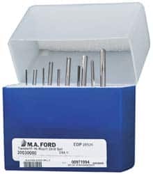 Drill Bit Set: Screw Machine Length Drill Bits, 10 Pc, 135 ° MPN:20030000