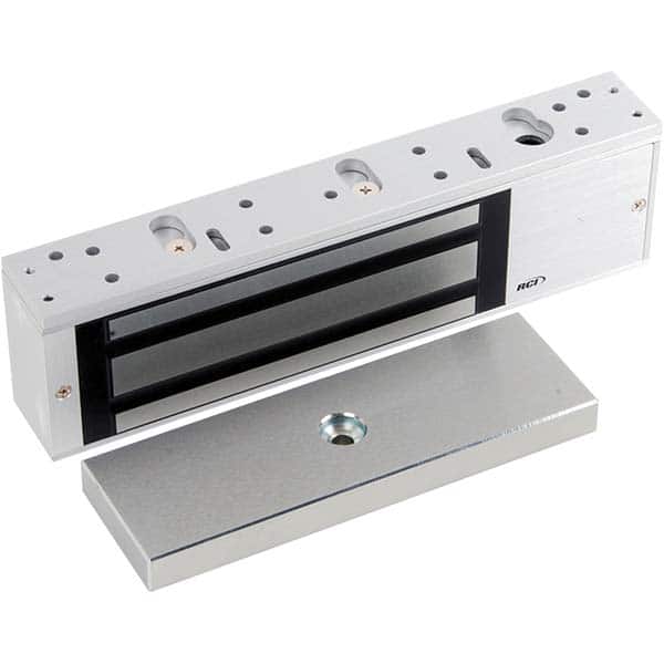 Electromagnet Locks, Average Magnetic Pull: 1500.0lb , Timer: Yes , Finish: Aluminum , Features: Door Status Sensor, Relock Time Delay  MPN:8310 DSS 28