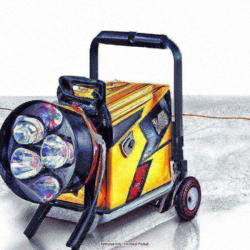 4 x 1000 Watt Horizontal Mount Cordless Portable Metal Halide Light MPN:AL4