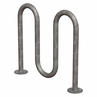 Bike Rack Galv (5)Bikes 36 in H 3 in W MPN:QS-H36-5-SF-G