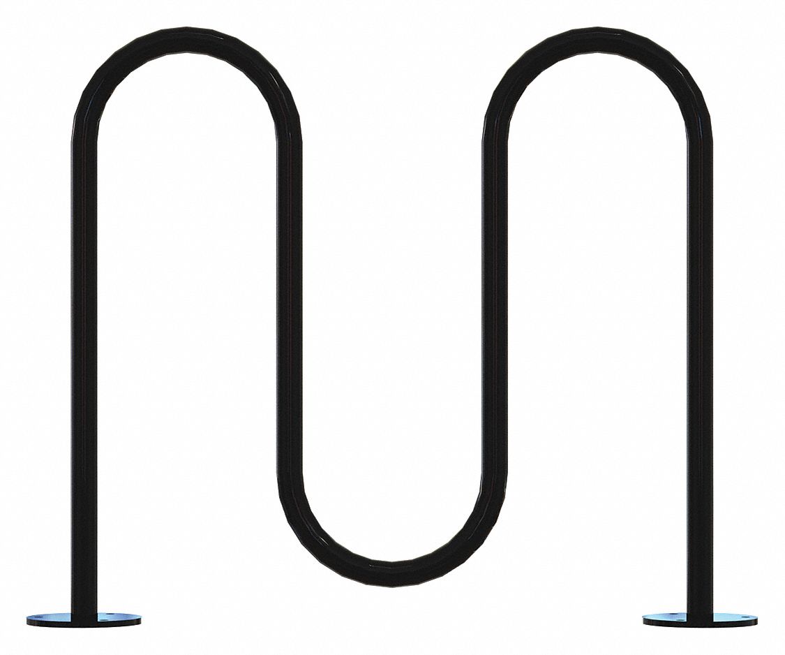 Bike Rack Black 36 H 39 L Steel MPN:QS-WP36-5-SF-B