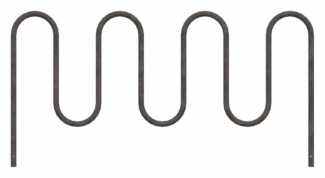 Bike Rack Silver 36 H 89 L Steel MPN:QS-WP36-9-IG-G