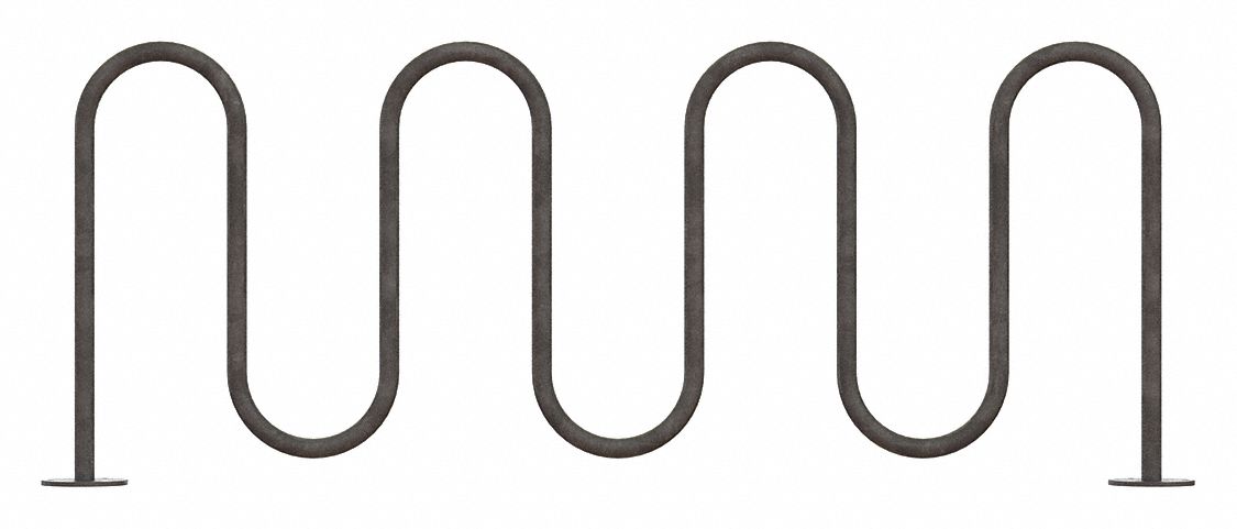 Bike Rack Silver 36 H 89 L Steel MPN:QS-WP36-9-SF-G