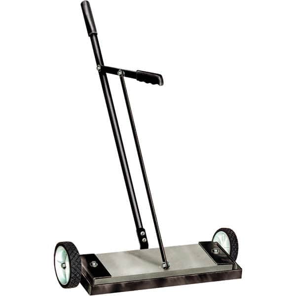Magnetic Sweepers, Sweeping Width: 14in , Wheeled Attached: Yes , Clearance: 1.75 in , Handle Length: 42in , Wheel Diameter: 6in  MPN:IS1400
