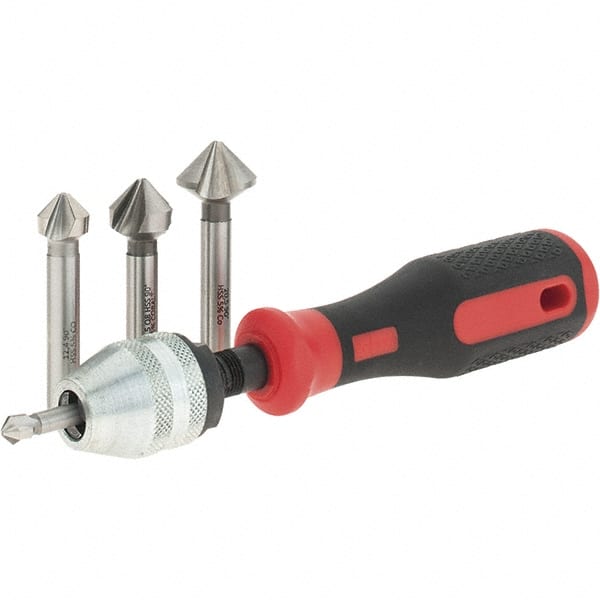 Countersink Set: 4 Pc, 0.248 to 0.807