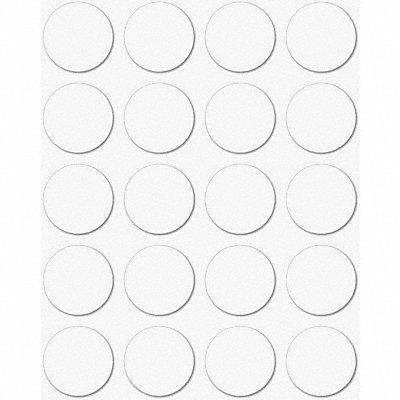 Magnetic Round Indicators White PK20 MPN:FI-121