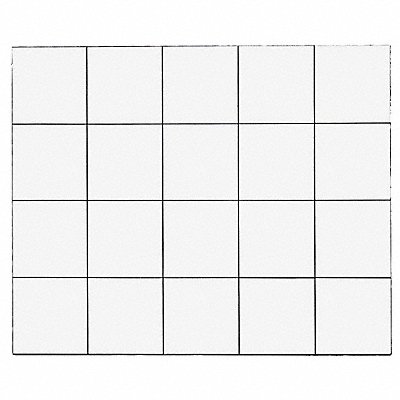 Magnetic Squares 3/4 in W White PK20 MPN:FI-221
