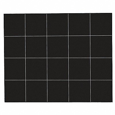Magnetic Squares 3/4 in W Black PK20 MPN:FI-227