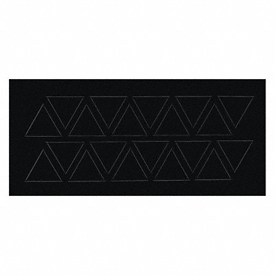 Magnetic Triangles 3/4 in W Black PK20 MPN:FI-327