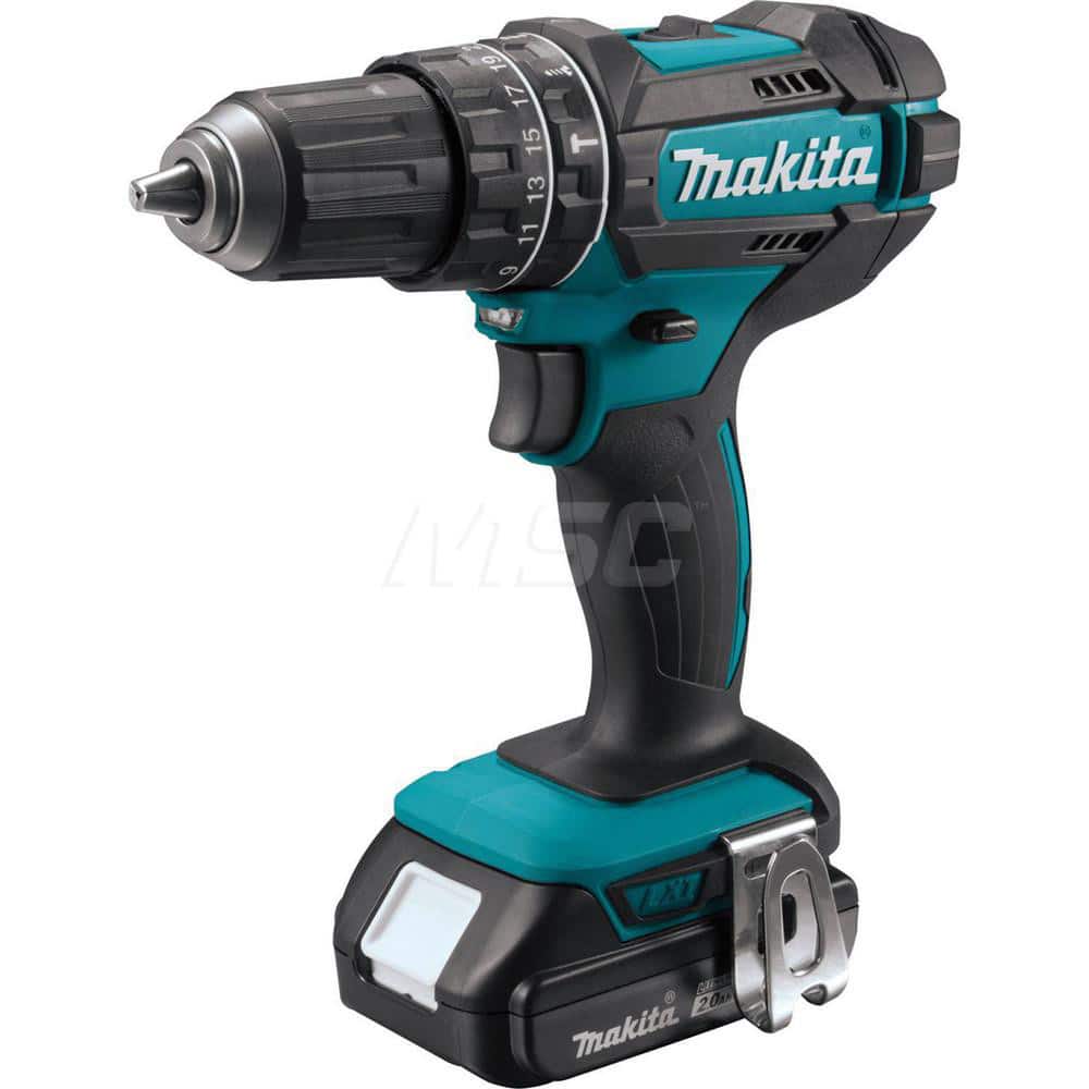 Cordless Hammer Drill: 18V, 1/2