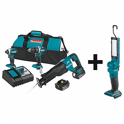 Cordless Combination Kit 4 Tools 18V DC MPN:XT328M + DML801