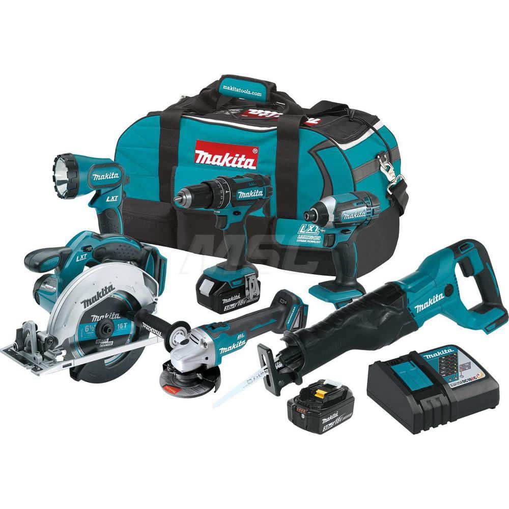 Cordless Tool Combination Kit: 18V, 6 Pc MPN:XT610
