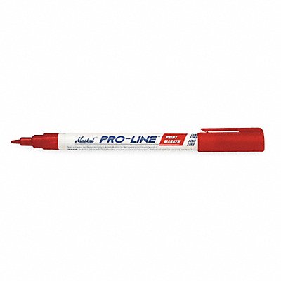E4354 Paint Marker Permanent Red Fine Tip MPN:96874