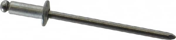 Open End Blind Rivet: Button Head, Steel Body, Steel Mandrel MPN:M40115