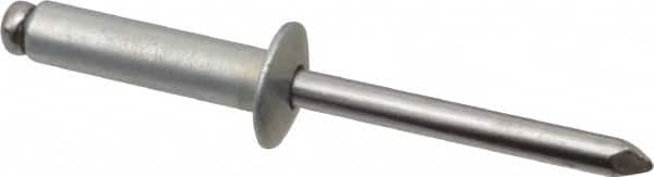 Open End Blind Rivet: Button Head, Steel Body, Steel Mandrel MPN:M42189