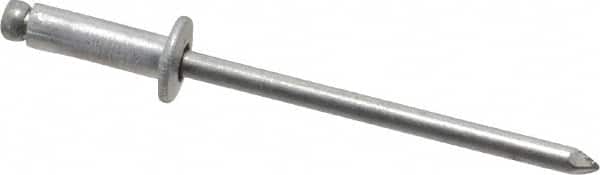Open End Blind Rivet: Button Head, Aluminum Body, Aluminum Mandrel MPN:M40217