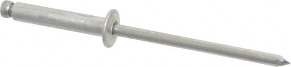 Open End Blind Rivet: Button Head, Aluminum Body, Aluminum Mandrel MPN:M40222