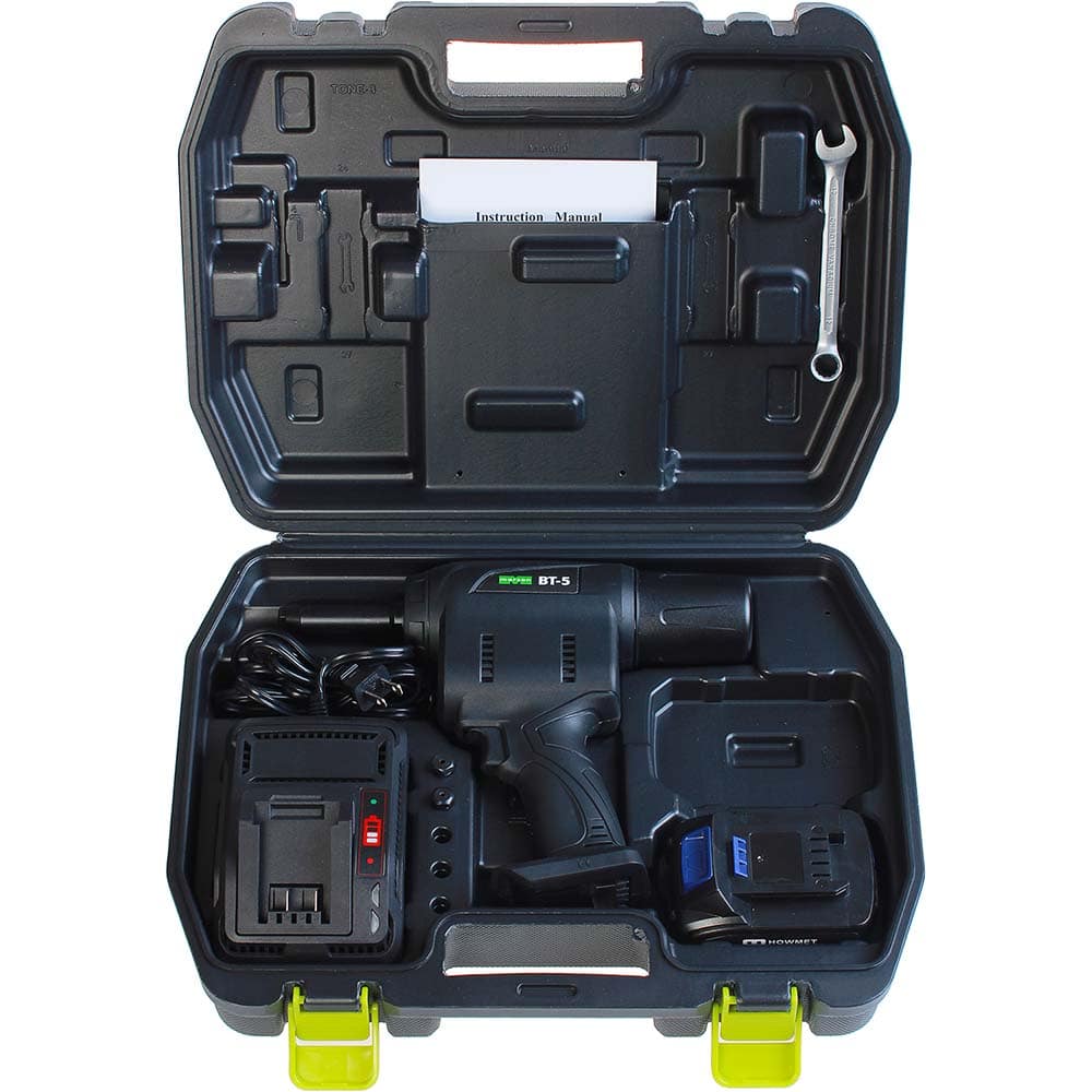 Cordless Riveters, Fastener Type: Cordless Electric Riveter, Stroke Length: 0.866 in, Pull Force: 2248 lb, Batteries Included: Yes, Overall Length: 12.0 in MPN:M38990