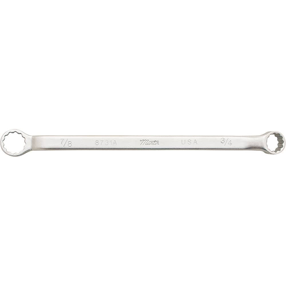 Offset Box End Wrench: 3/4 x 7/8