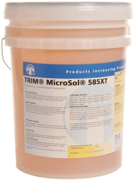 Cutting & Grinding Fluid: 5 gal Pail MPN:MS585XT-5G