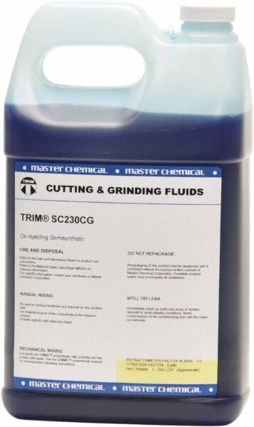 Cutting & Grinding Fluid: 1 gal Jug MPN:SC230CG-1G