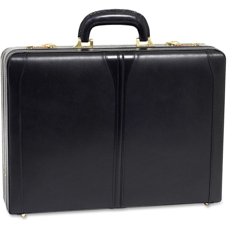 McKleinUSA Turner Leather Attache Case, Black MPN:80485