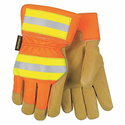 Leather Gloves Gold/Orange/Yellow M PR MPN:19261M