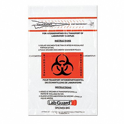 Specimen Transfer Bag 1.75 mil PK1000 MPN:48-97