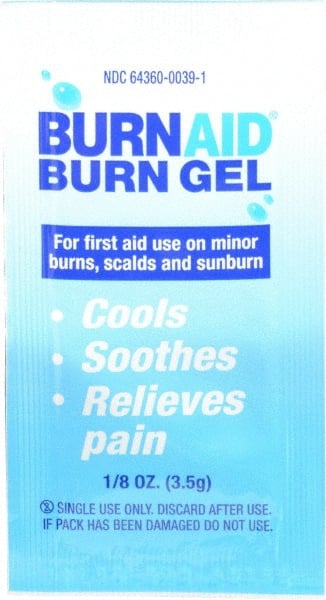 Burn Relief Gel: 1/8 oz, Packet MPN:44669