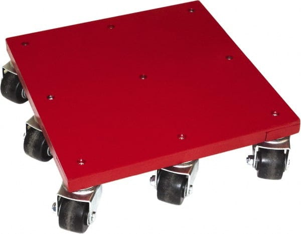 Dolly: Steel Top, 5,000 lb Capacity, 5 Heavy Duty Casters MPN:M998069