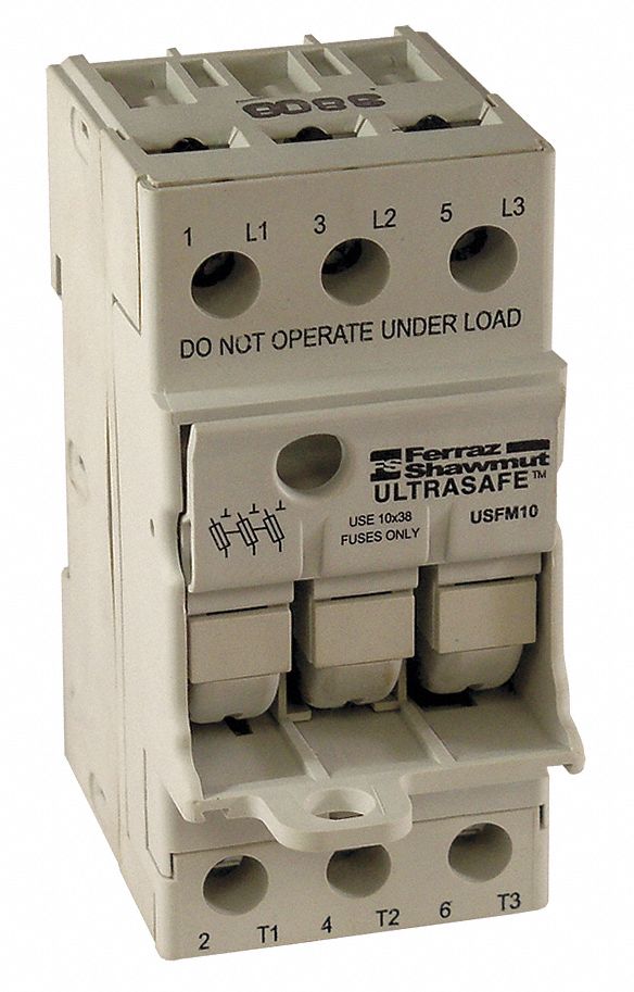 Fuse Block 0 to 30A Class CC 3 Pole MPN:USFMCC