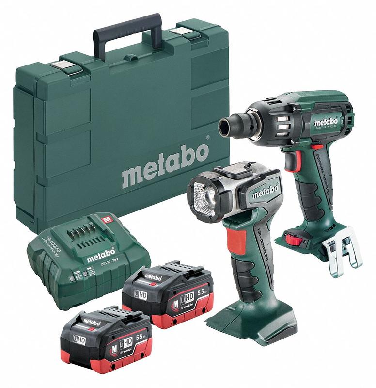 Impact Wrench Cordless Full-Size 18VDC MPN:SSW 18 LTX 400 BL + ULA 14.4-18