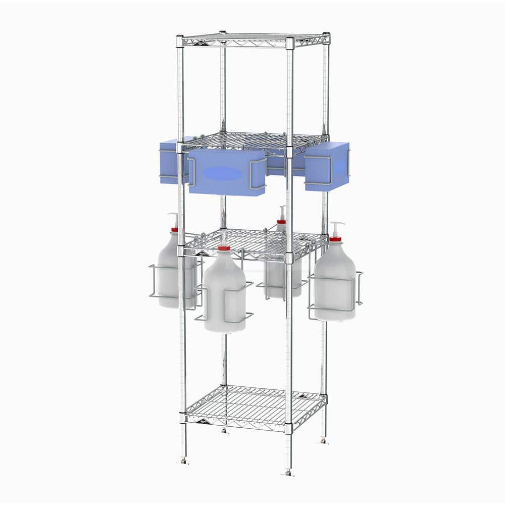 Bulk Storage Rack: 4 Shelves MPN:CR181863-PPET
