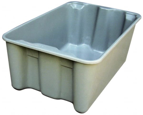Fiberglass Storage Tote: 300 lb Capacity MPN:7805085172GRAY