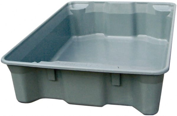 Fiberglass Storage Tote: 500 lb Capacity MPN:7806085172GRAY