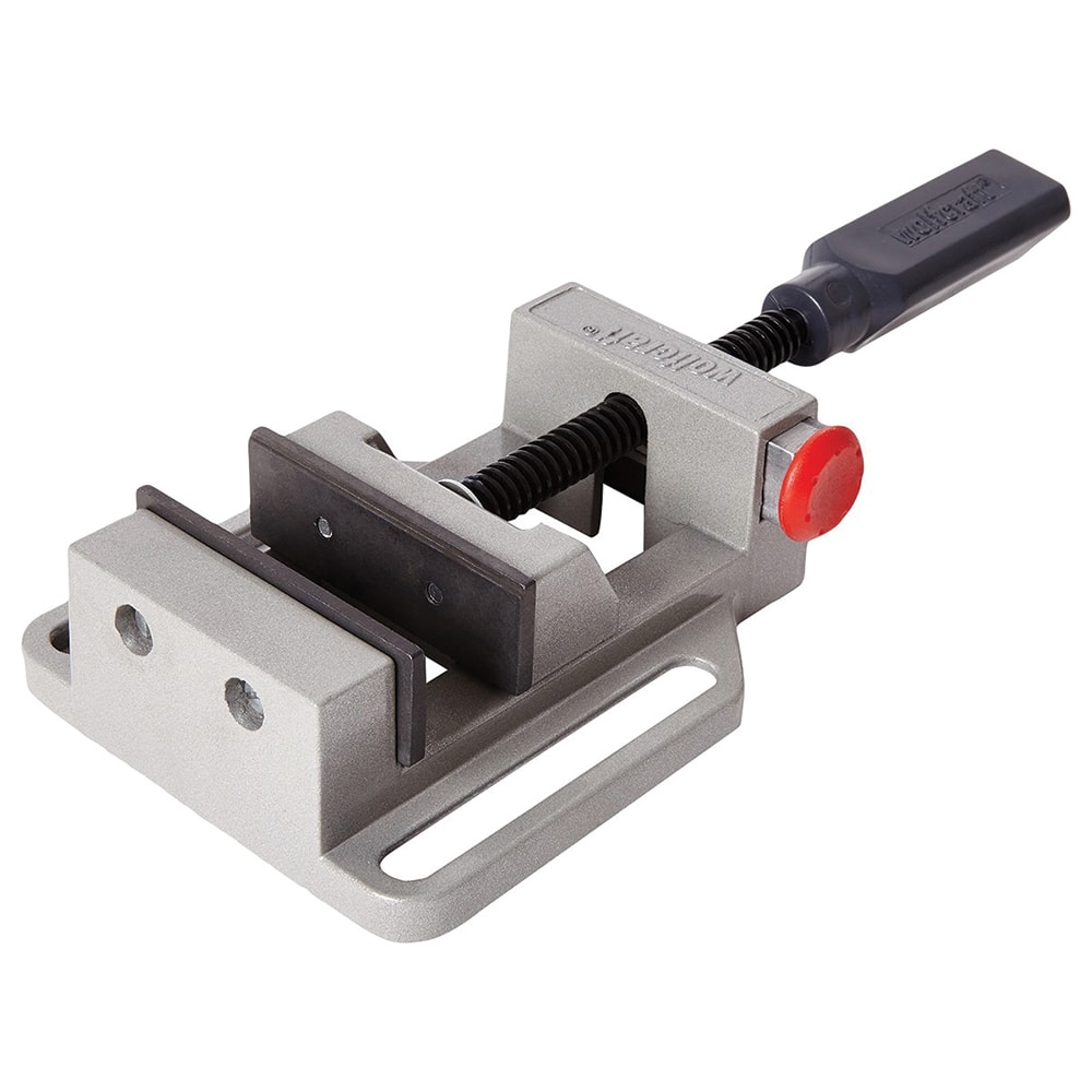 Drill Press Vises, Jaw Width (Inch): 2-3/4 , Jaw Height (Decimal Inch): 2.4000 , Jaw Style: V-Groove , Jaw Material: Aluminum Die Cast  MPN:4920405
