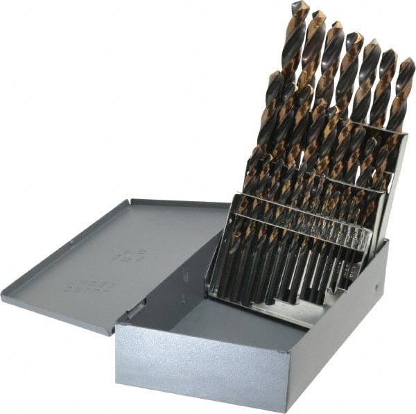 Drill Bit Set: Jobber Length Drill Bits, 29 Pc, 118 ° MPN:314S29