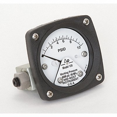 D0755 Pressure Gauge 0 to 10 psi MPN:120-SA-00-OO-10P